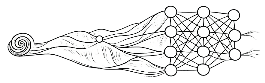 Sketch of a developmental wiring motif generating network structure